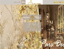 Tablet Screenshot of parsdecorco.com